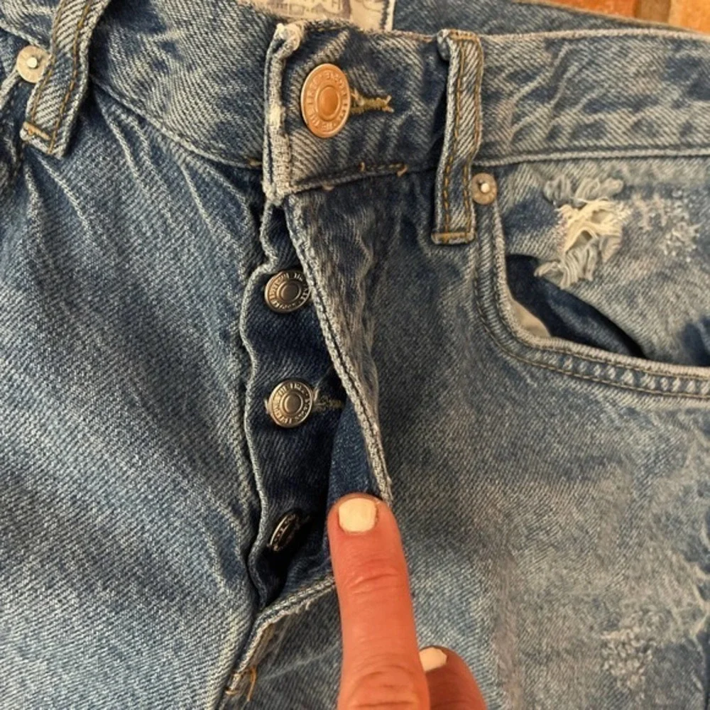 We The Free button fly destroyed jeans - Picture 4 of 5